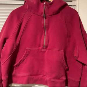 Lululemon Scuba over-sized half zip hoodie, barely worn